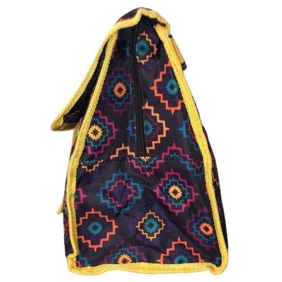 SIETE Lunch Bag O/S Yellow Red Blue Multicolor Unisex Insulated - Picture 7 of 10